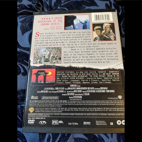 Great DVD trio: Raging Bull, The Green Mile, Empire of The Sun - Picture 3 of 9